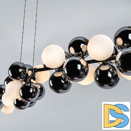 Подвесная люстра Modestyle MS.8055.12 BK