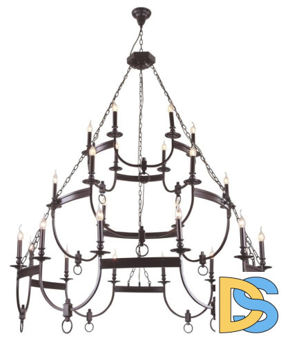 Подвесная люстра Crystal Lux Suerte Brown SP12+6+6