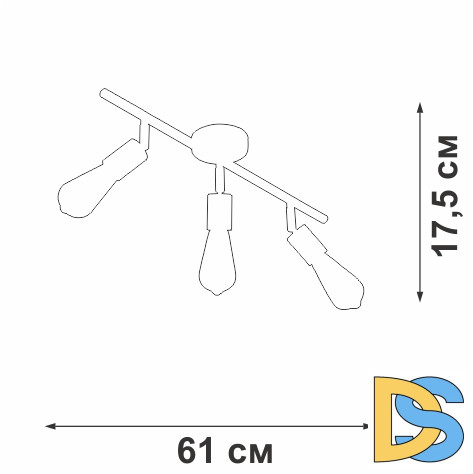 Спот Vitaluce V3796-1/3PL
