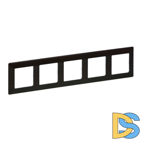 Рамка 5-постовая Legrand Valena Life Темное дерево 754175