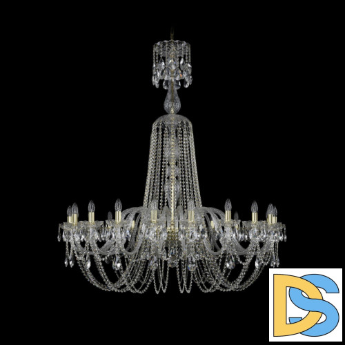 Подвесная люстра Bohemia Ivele Crystal 1402/20/460/XL-146 G