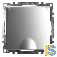 Розетка 1-местная с/з с защитной шторкой Stekker Катрин 39580