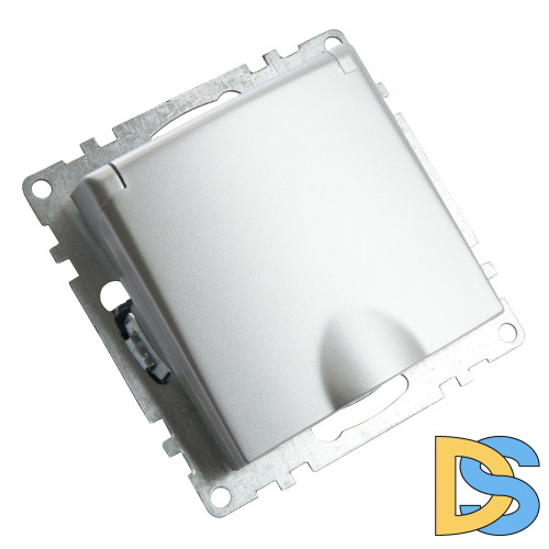 Розетка 1-местная с/з с защитной шторкой Stekker Катрин 39580