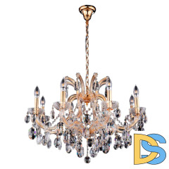 Подвесная люстра Crystal Lux Hollywood SP8 Gold
