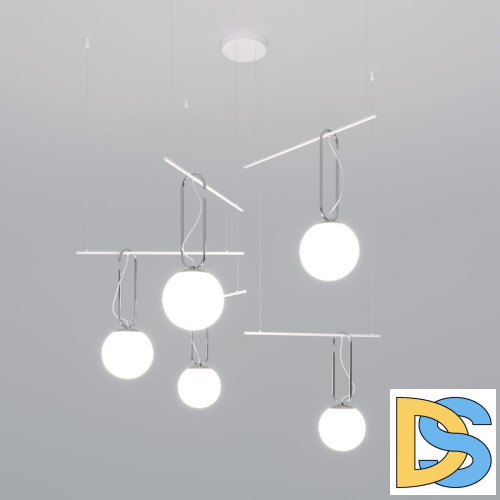 Подвесная люстра Eurosvet Riche 70143/5 белый a060842