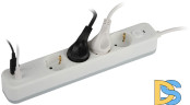 Сетевой фильтр Эра USF-4es-1,5m-2xUSBAC-W Б0059571