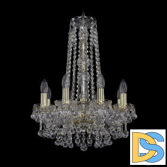Подвесная люстра Bohemia Ivele Crystal 1409/8/141/h-59 G