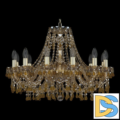 Подвесная люстра Bohemia Ivele Crystal 1410/12/240 G V1003 M721