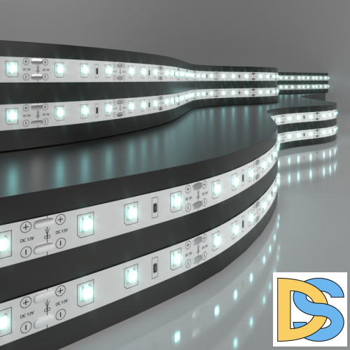 Светодиодная лента Elektrostandard 12V 4,8W 60Led 2835 IP20 холодный белый, 5м 4690389124136