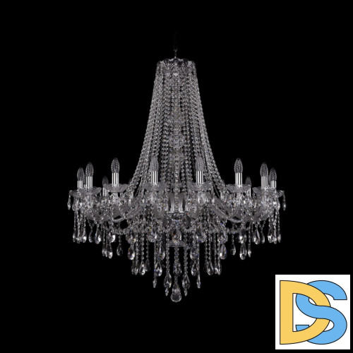 Подвесная люстра Bohemia Ivele Crystal 1415/16/360/h-112 Ni
