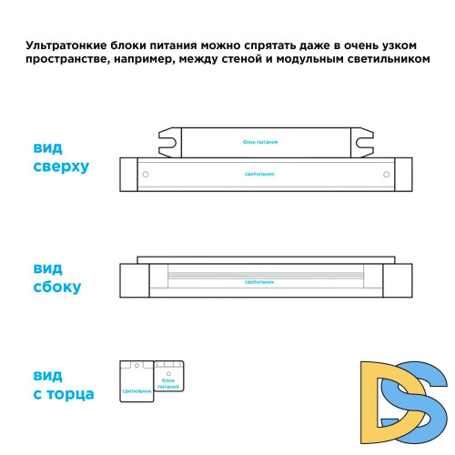 Блок питания Apeyron 24В (СТ) 72Вт импульсный IP20 170-264В 3А коннектор 2,1*5,5мм 03-98