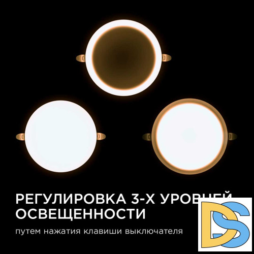 Встраиваемая светодиодная панель безрамочная Apeyron FLP 06-108