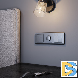 Рамка на 3 поста (графит) W0032104