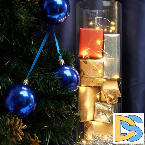 Светодиодная гирлянда Feron Линейная AA желтый без мерцания CL570 41634