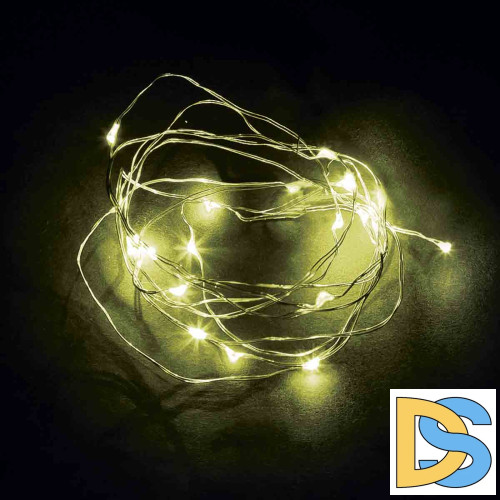 Светодиодная гирлянда Feron Линейная AA желтый без мерцания CL570 41634