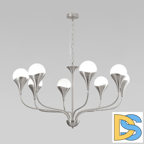 Подвесная люстра Eurosvet 60169/8 никель a068277