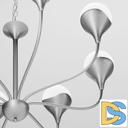 Подвесная люстра Eurosvet 60169/8 никель a068277