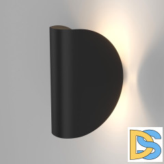 Уличный настенный светодиодный светильник Elektrostandard Taco 1632 Techno Led чёрный 4690389167256