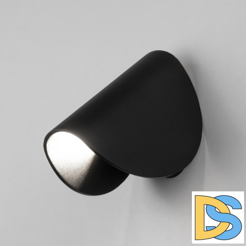 Уличный настенный светодиодный светильник Elektrostandard Taco 1632 Techno Led чёрный 4690389167256