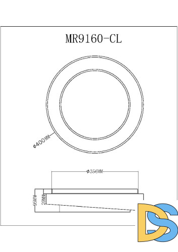 Потолочный светильник Myfar Rhea MR9160-CL