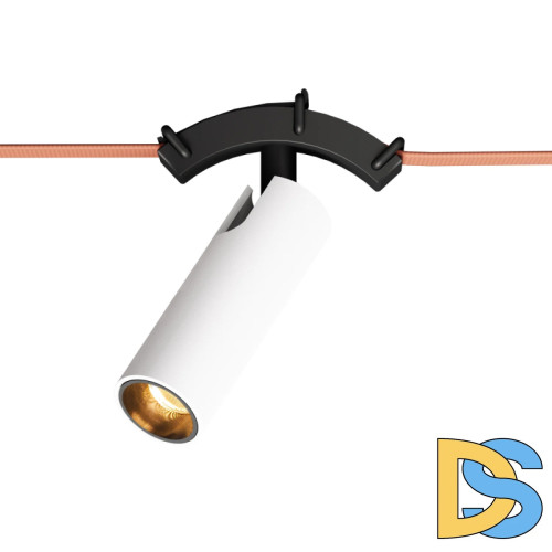 Трековый однофазный светильник Denkirs Belty spot DK5546-BW+BK