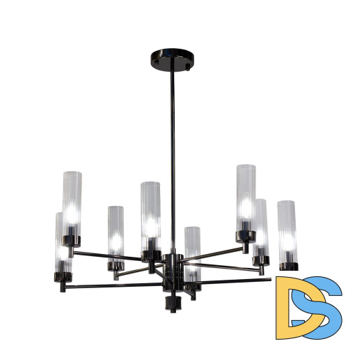 Люстра на штанге AM Group INDIGO SP8 PEARL BLACK