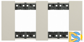 Декоративная рамка 2 поста (2+2 модуля).Песочный. Btichino Living Now