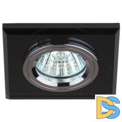 Встраиваемый светильник ЭРА DK8 CH/BK C0043792