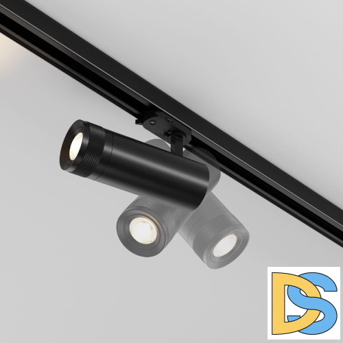 Трековый трехфазный светильник Maytoni Focus Zoom TR198-3-20W2.7K-Z-B