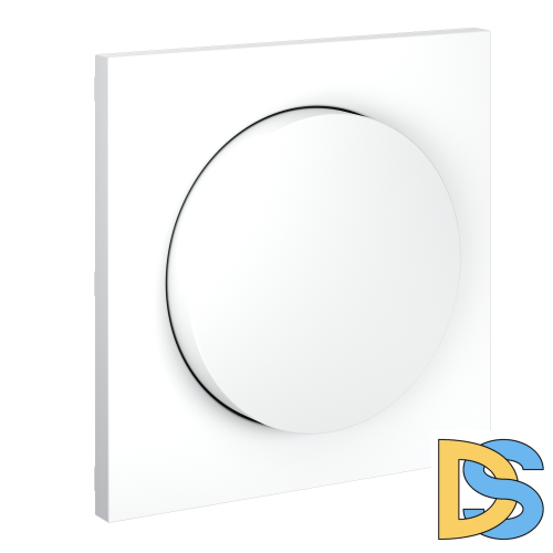 Накладка для светорегулятора поворотно-нажимного, S70 (белый матовый)