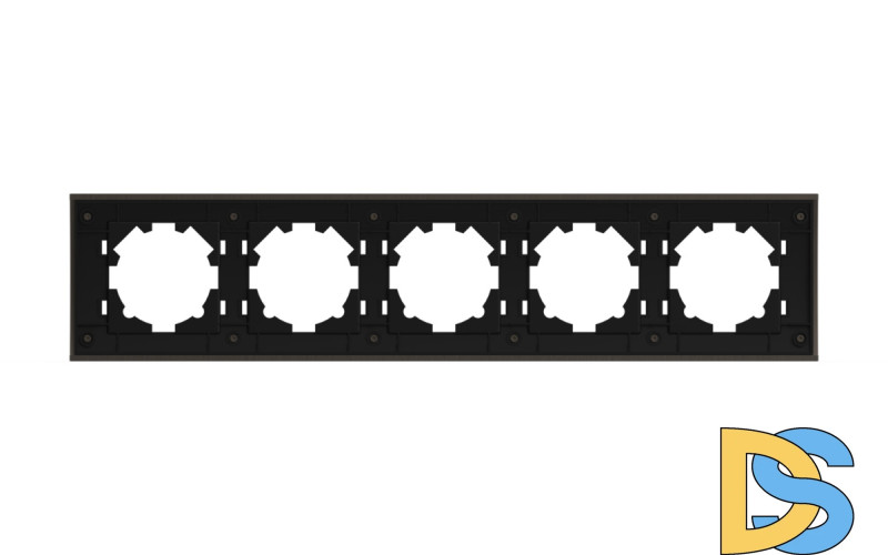 Рамка пятиместная ELBI Zena Platin 500-073000-250