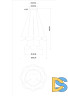 Подвесная люстра Arte Lamp Grace A1868SP-2PB