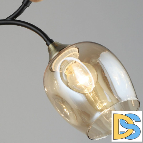 Люстра на штанге Reluce 02009-0.3-03 AB+BK