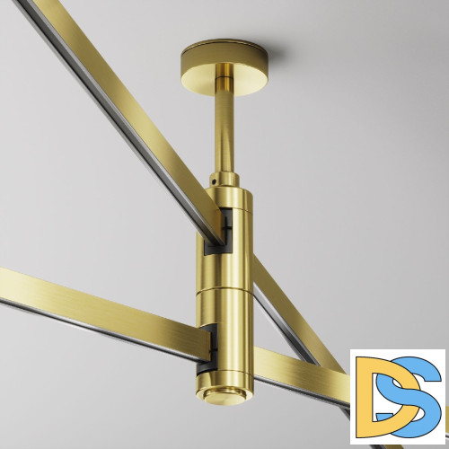 Крепление потолочное Short двойное Maytoni Flarity TRA156C-D1-BS