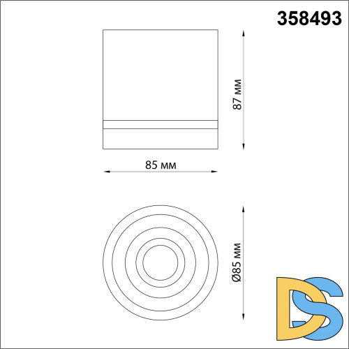 Накладной светильник Novotech Arum 358493