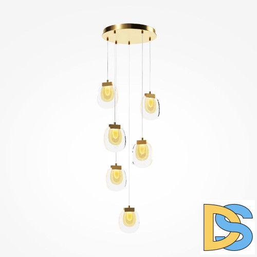 Каскадная люстра Maytoni Biology MOD367PL-L18BBSK