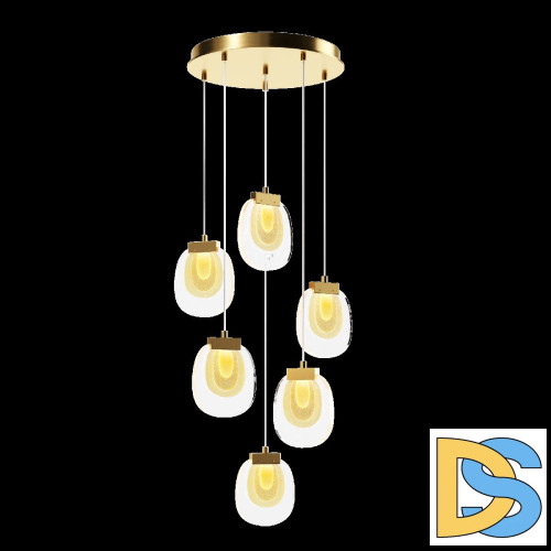 Каскадная люстра Maytoni Biology MOD367PL-L18BBSK