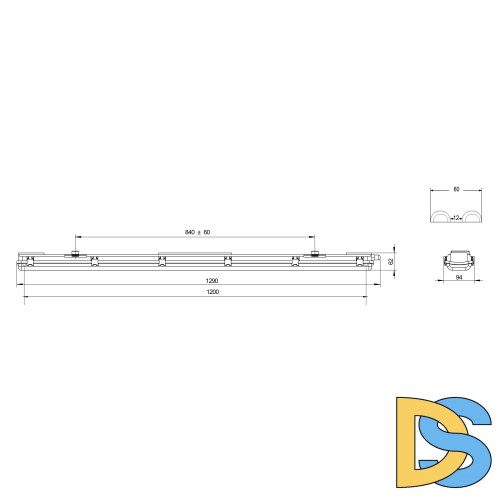 Настенно-потолочный светильник Эра SPP-102-0-002-120 Б0052438