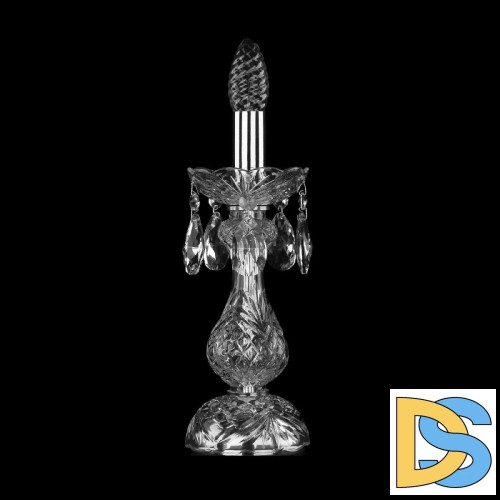 Настольная лампа Bohemia Ivele Crystal 1402L/1-31 Ni