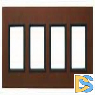 Рамка 4-ая (четверная), Кельтская сталь, серия UNICA TOP/CLASS, Schneider Electric