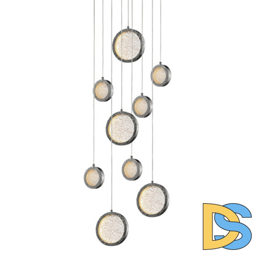 Подвесной светильник Delight Collection Bottega P98014M-9 polished nickel