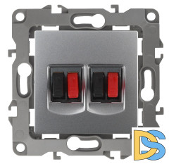 Розетка аудио двойная Эра 12-3112-03 Б0027463