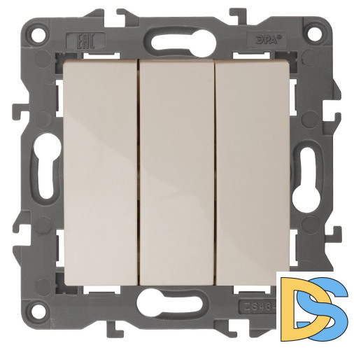 Выключатель тройной Эра 14-1107-02 Б0034250