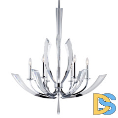 Подвесная люстра Delight Collection Ice Kingdom P68028L-6 chrome