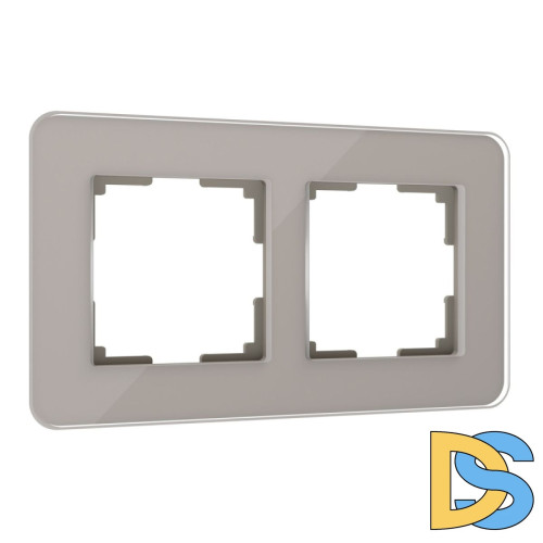 Рамка Werkel Elite на 2 поста дымчатый W0022417 4690389180699