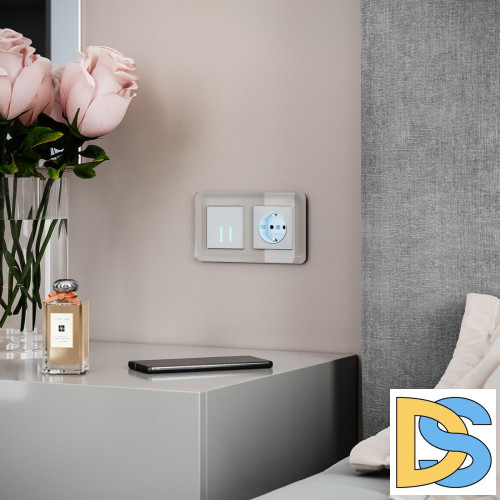 Рамка Werkel Elite на 2 поста дымчатый W0022417 4690389180699