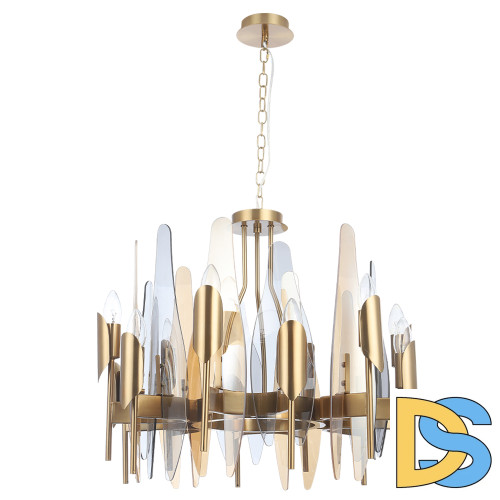 Подвесная люстра Crystal Lux CASA SP-PL12 BRASS