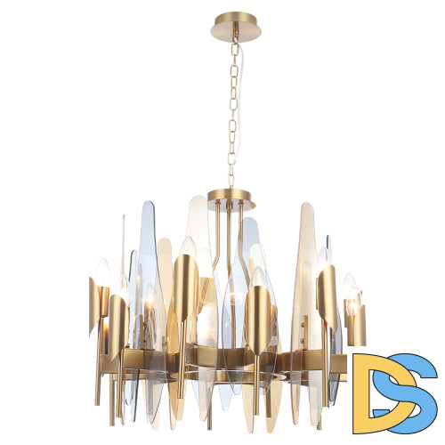 Подвесная люстра Crystal Lux CASA SP-PL12 BRASS