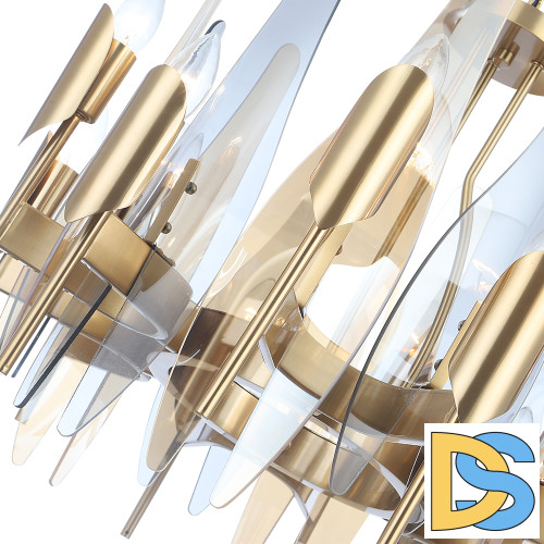 Подвесная люстра Crystal Lux CASA SP-PL12 BRASS