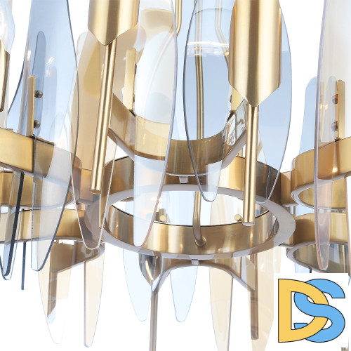 Подвесная люстра Crystal Lux CASA SP-PL12 BRASS